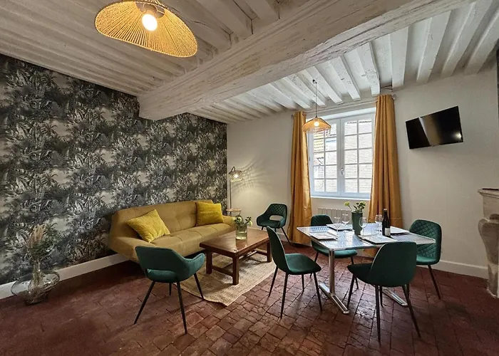 Duplex De Charme Au Coeur Historique De Avec Equipements Modernes Et Literie Incluse - Fr-1-489-523 Мулен